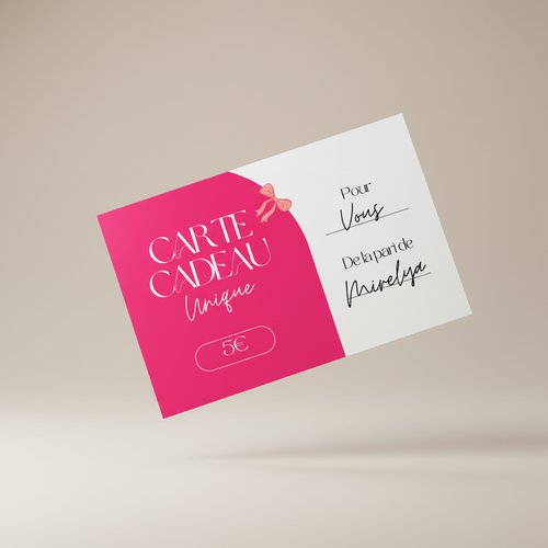 Mirelya® - Carte Cadeau 5€
